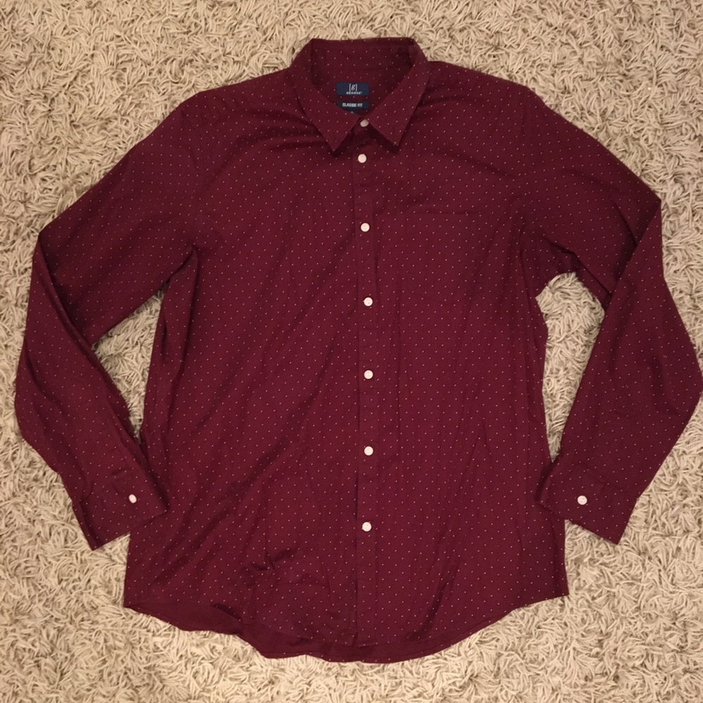 George classic fit button up shirt